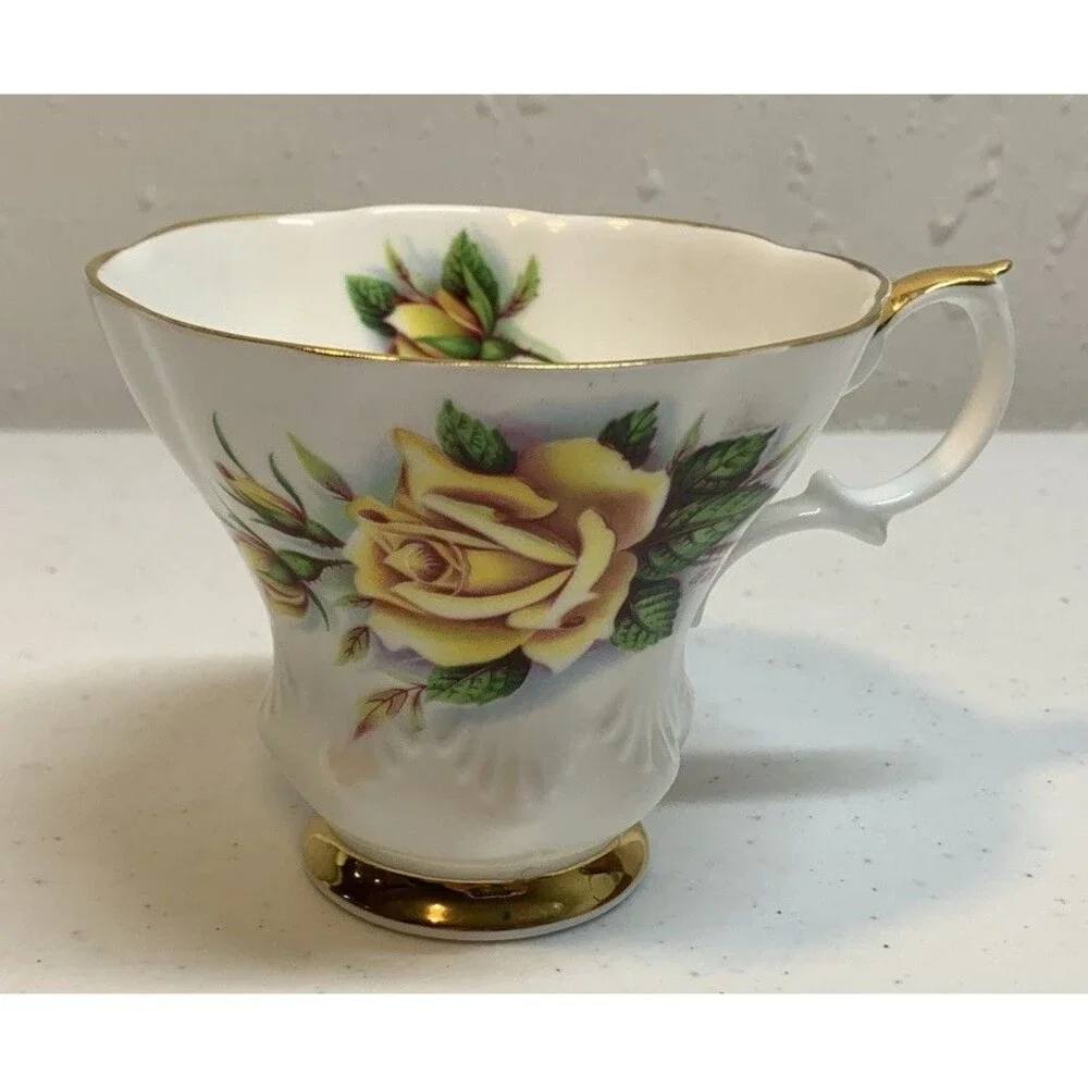 Royal Albert Bone China England Sweetheart Roses Cup Rosemary